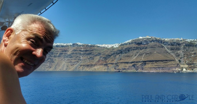 fira thira in santorini here is our cruise port review with information of this beautiful greek island of the Cyclades in the Aegean Sea Greece