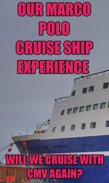 CMV MARCO POLO Large Fridge Magnet Cruise Ship Avonmouth arrival 