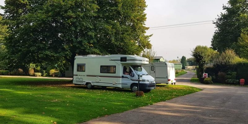 Sterretts caravan park grass pitches