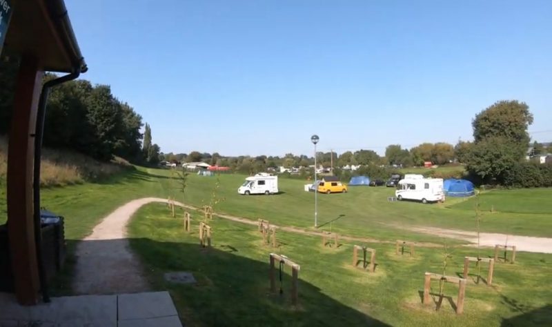 large camping field sterretts caravan park