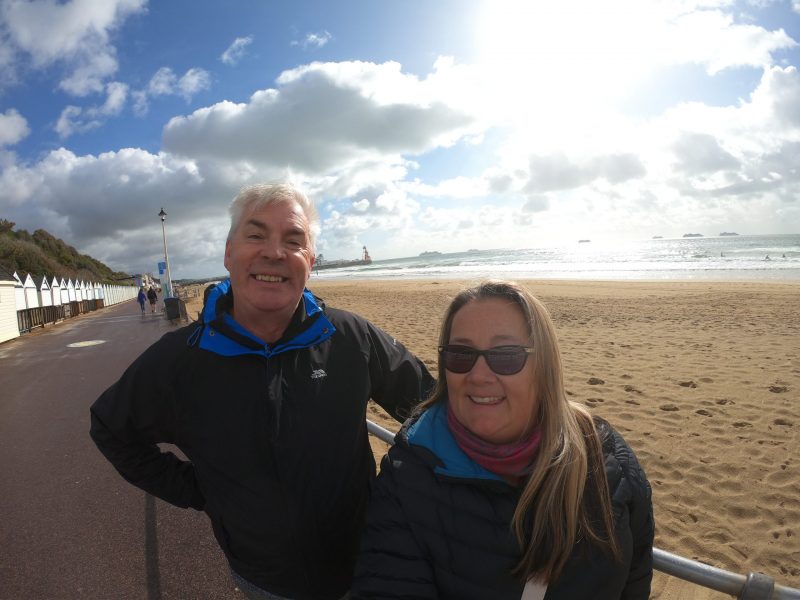 Bournemouth Beach Dorset Paul and Carole