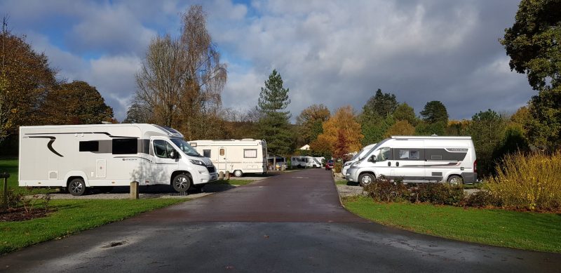 the meadow whitemead forest park hardstanding motorhome pitches