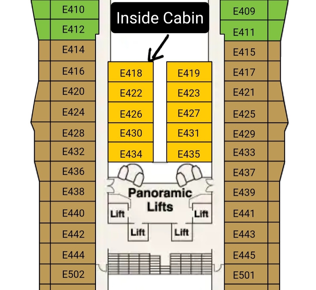 inside cabin deck plan