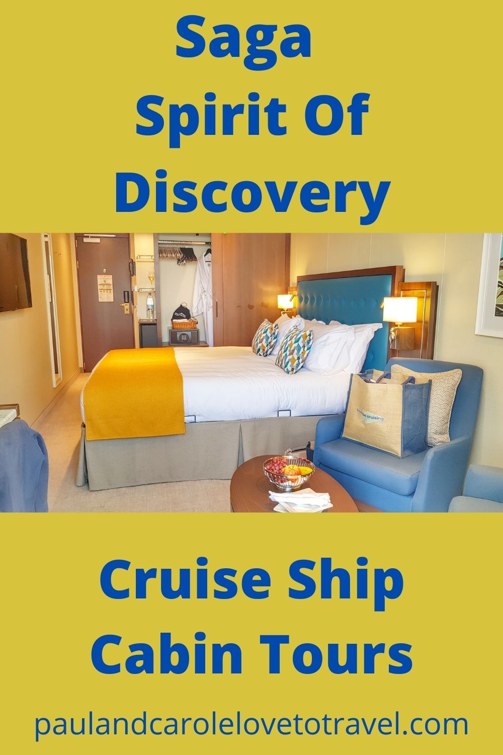 Saga Spirit of Discovery Cruise Ship Cabin Tours