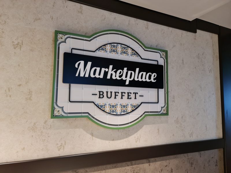 Marketplace Buffet Restaurant Sign MSC Virtuosa