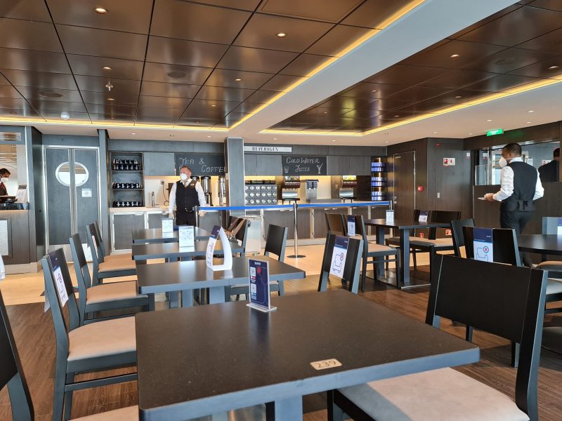 Market place buffet restaurant MSC Virtuosa Cruise Ship