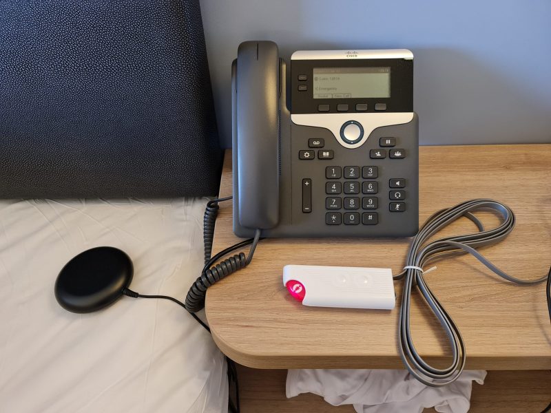 P&O Iona Accessible Balcony Cabin 12514 Review telephone and communication aids