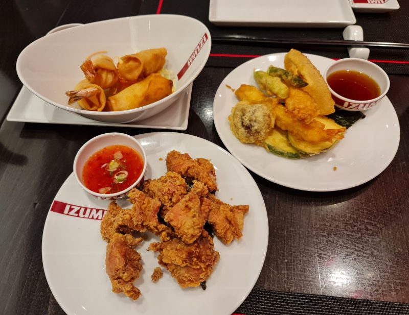 Starters Izumi Speciality Restaurant Anthem of the Seas Cruise Review