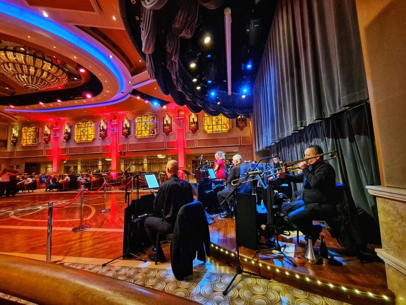 Big Band Queens Room Cunard Queen Elizabeth Cruise Ship