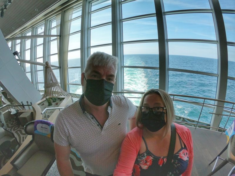 Wake view us Two70 Anthem of the Seas