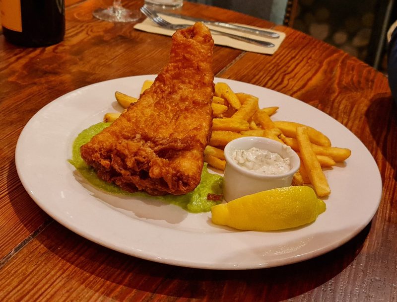 Fish and Chips Anchor Inn Tintern Pub Stopover