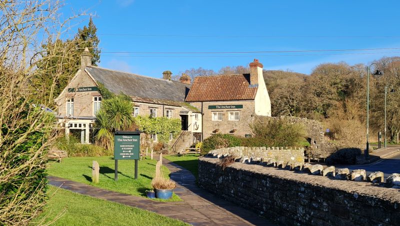 The Anchor Inn Tintern Wales Paul and Carole Motorhome stopover