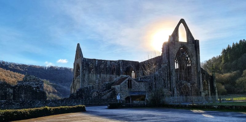 Tintern Abbey Motorhome Stopover Pub Anchor Inn Monmouthshire Wales