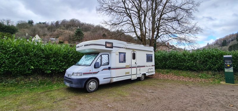 The Anchor Inn Tintern Wales Paul and Carole Motorhome stopover