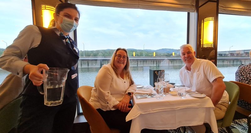 Paul and carole verdastro restaurant Tui Isla river cruise ship