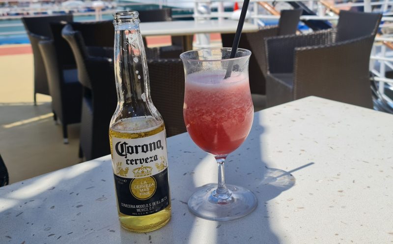 Corona and strawberry daiquiri marella discovery 2 drinks prices and packages