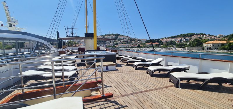 Sail Croatia Queen Jalena sun deck