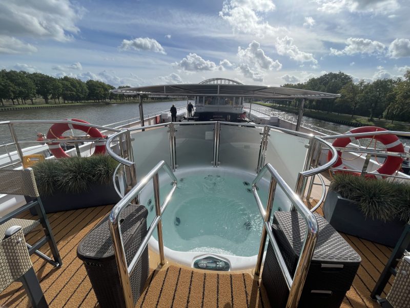 Avalon Vista river cruise ship sky deck