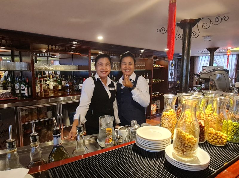 Amawaterways Mekong River Cruise bar staff