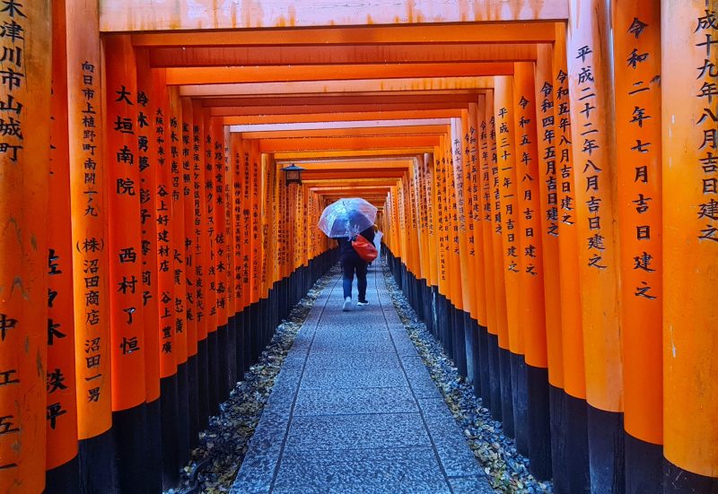 torri gates Paul umbrella