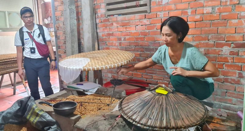 Amawaterways Mekong River Cruise vietnam rice paper making