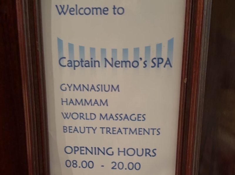 royal clipper spa sign