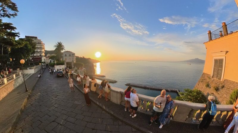 Paul and Carole Sorrento Sunset