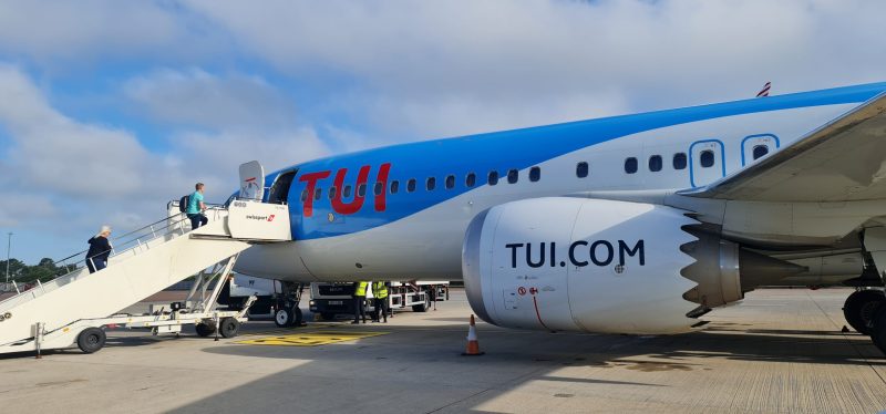 TUI airoplane